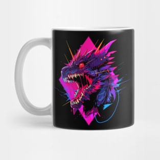 Synthwave Dragon Mug